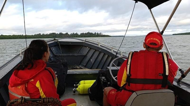 Corpo de jovem desaparecido em acidente no Lago de Itaipu é encontrado após três dias de buscas