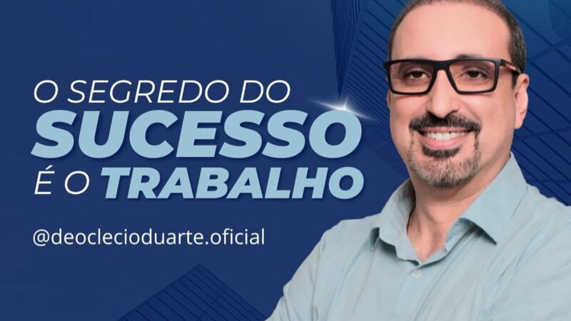 📰 Deoclecio Duarte confirma pré-candidatura a deputado estadual e mira fortalecer a regiao Oeste do PR na Assembleia do Paraná