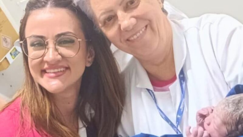 Um bebê nasceu na manhã de quarta-feira (05), às 8h50, na Unidade Básica de Saúde (UBS) Centro, em Santa Terezinha de Itaipu