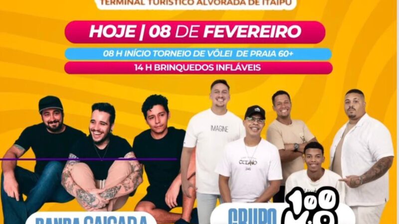 Domingo tem mais Verão Maior Paraná – Costa Oeste em Santa Terezinha de Itaipu