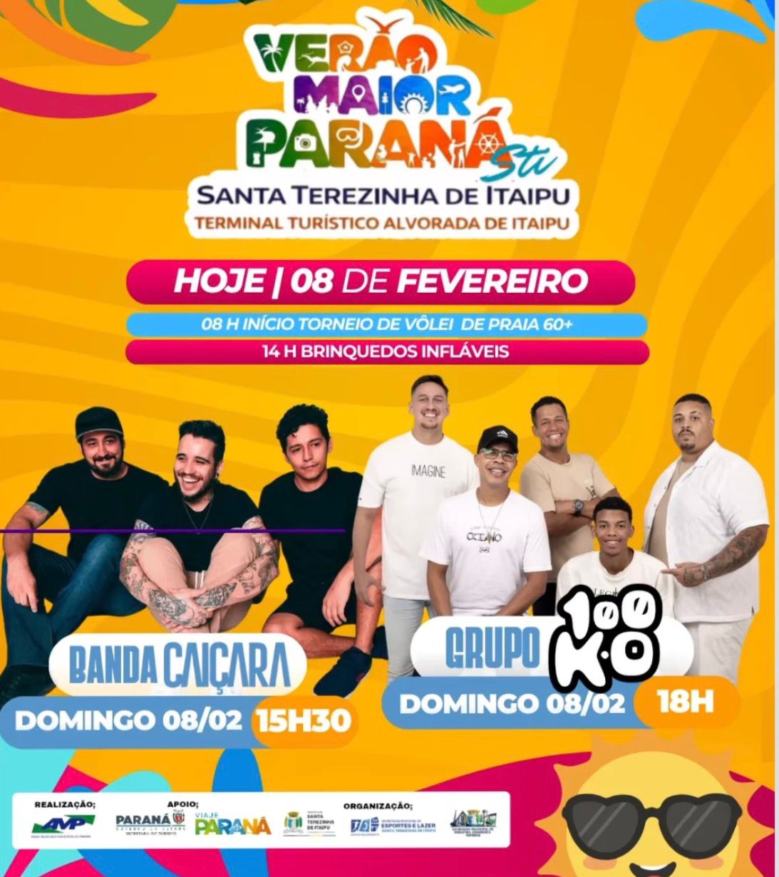 Domingo tem mais Verão Maior Paraná – Costa Oeste em Santa Terezinha de Itaipu